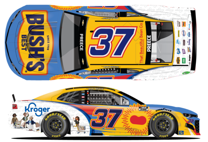 No 37 Bush’s Beans-Kroger Chevrolet Camaro