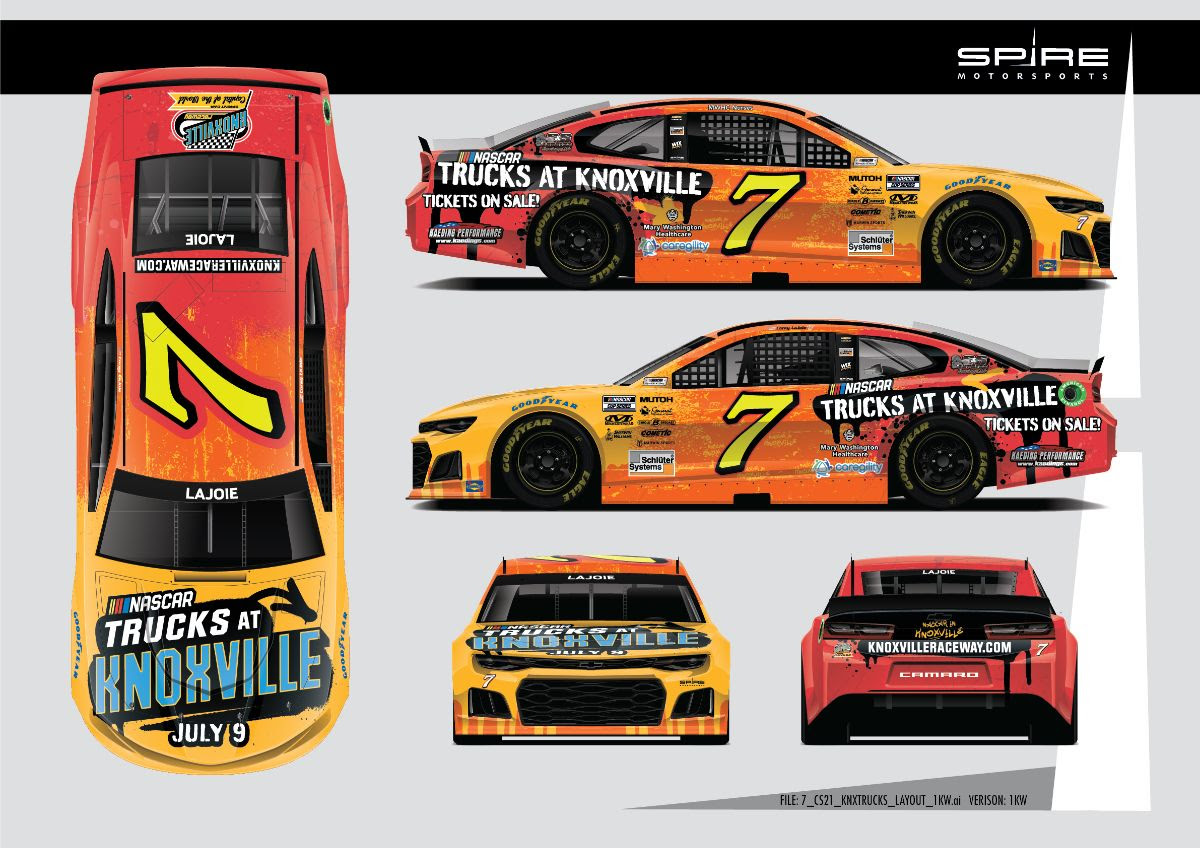 Spire Motorsports to Promote Inaugural NASCAR Truck Series Race at Knoxville
