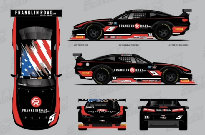 No. 5 Franklin Road Apparel Chevrolet Camaro