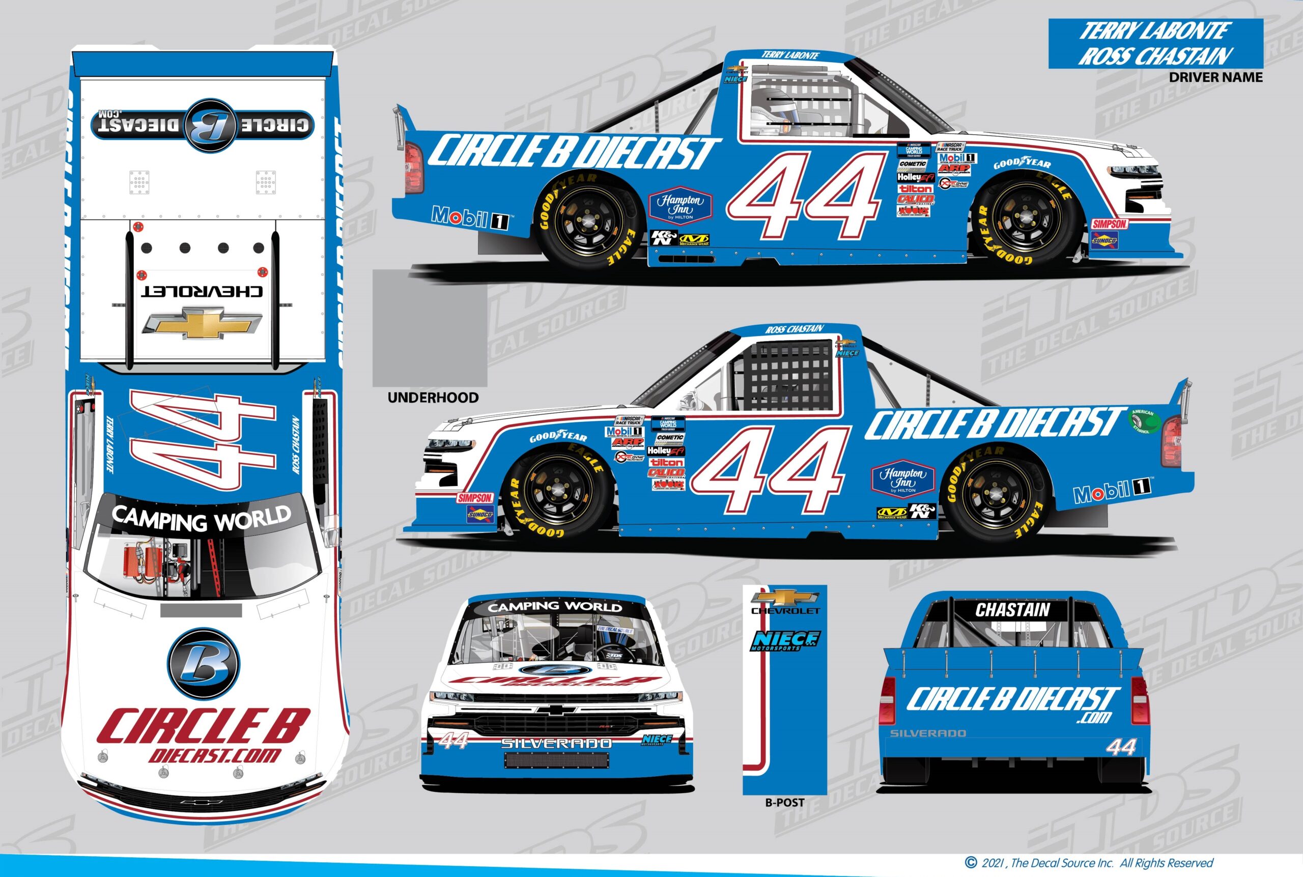 Ross Chastain to Reunite with Niece Motorsports at Atlanta Motor Speedway