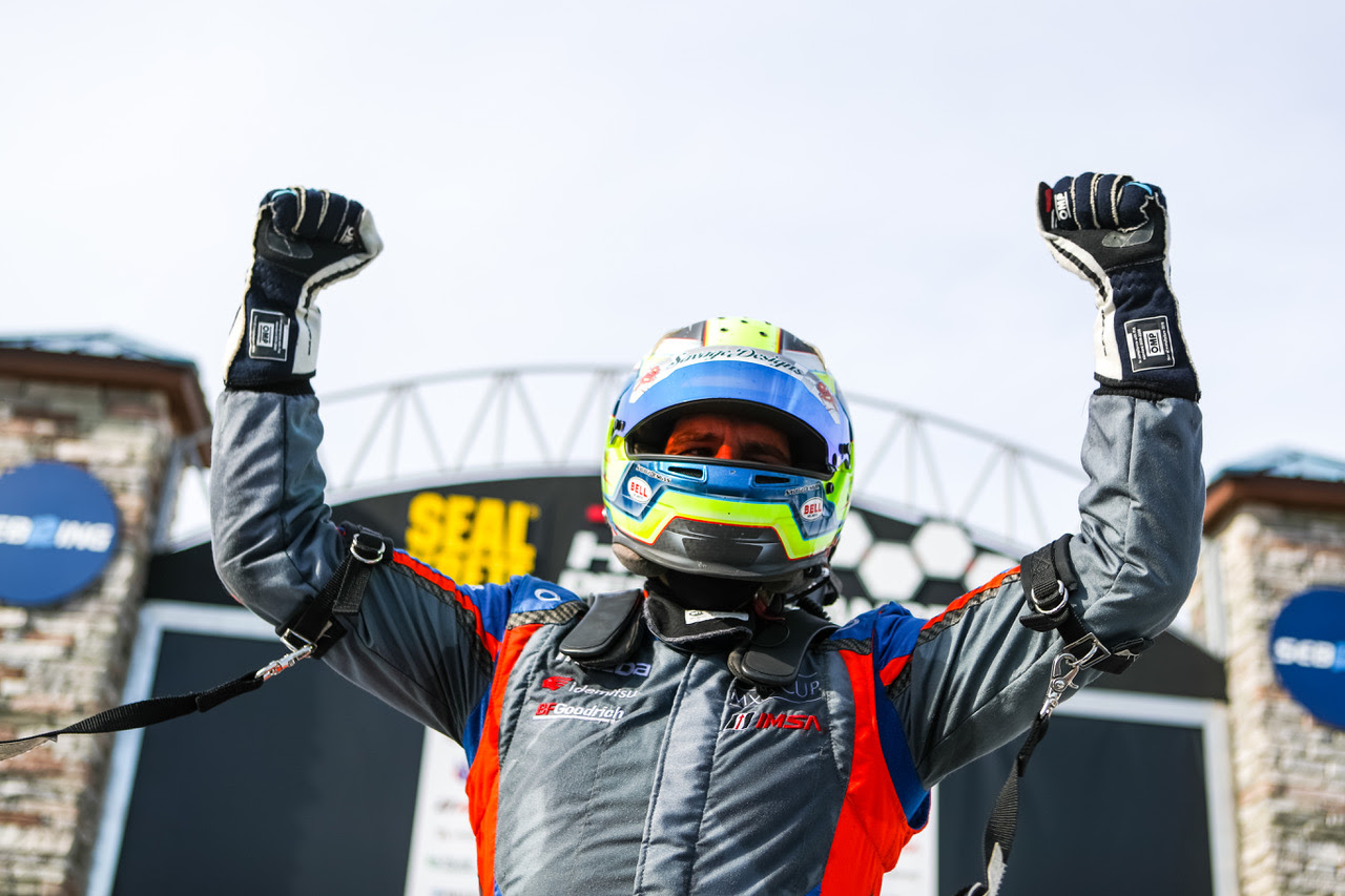 Selin Rollan wins Mazda MX-5 Cup at Sebring in Three-Wide Photo Finish