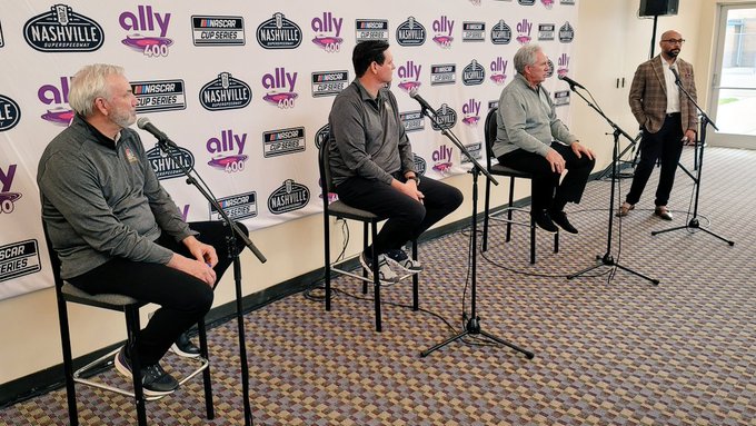 NASCAR legends attend Goodyear Tire Test at Nashville Superspeedway