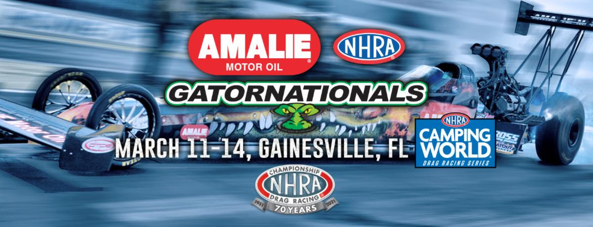 Capps, Torrence, Anderson, Sampey earn No. 1 qualifiers for GatorNationals