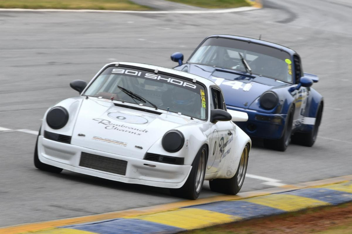 Dual Sasco Sports International/American Challenge Races Don’t Disappoint Saturday at the 43rd Historic Sportscar Racing (HSR) Mitty at Michelin Raceway Road Atlanta