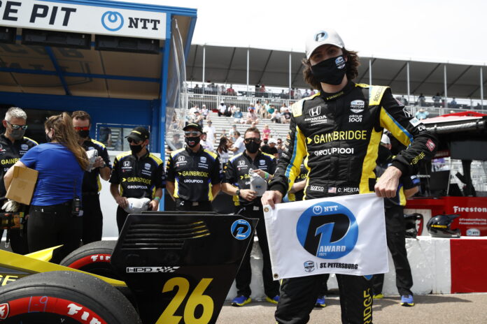 Colton Herta wins the NTT P1 Award - Firestone Grand Prix of St. Petersburg