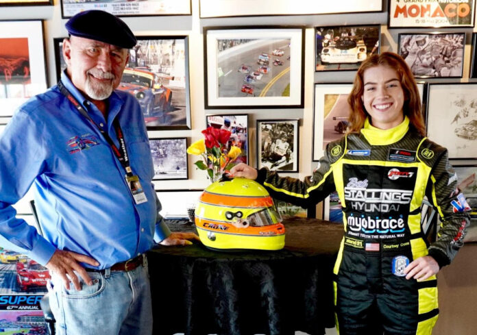 John Gorsline, with Courtney Crone