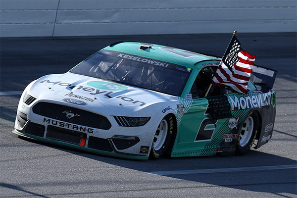 KESELOWSKI ONCE AGAIN FINDS VICTORY LANE AT TALLADEGA