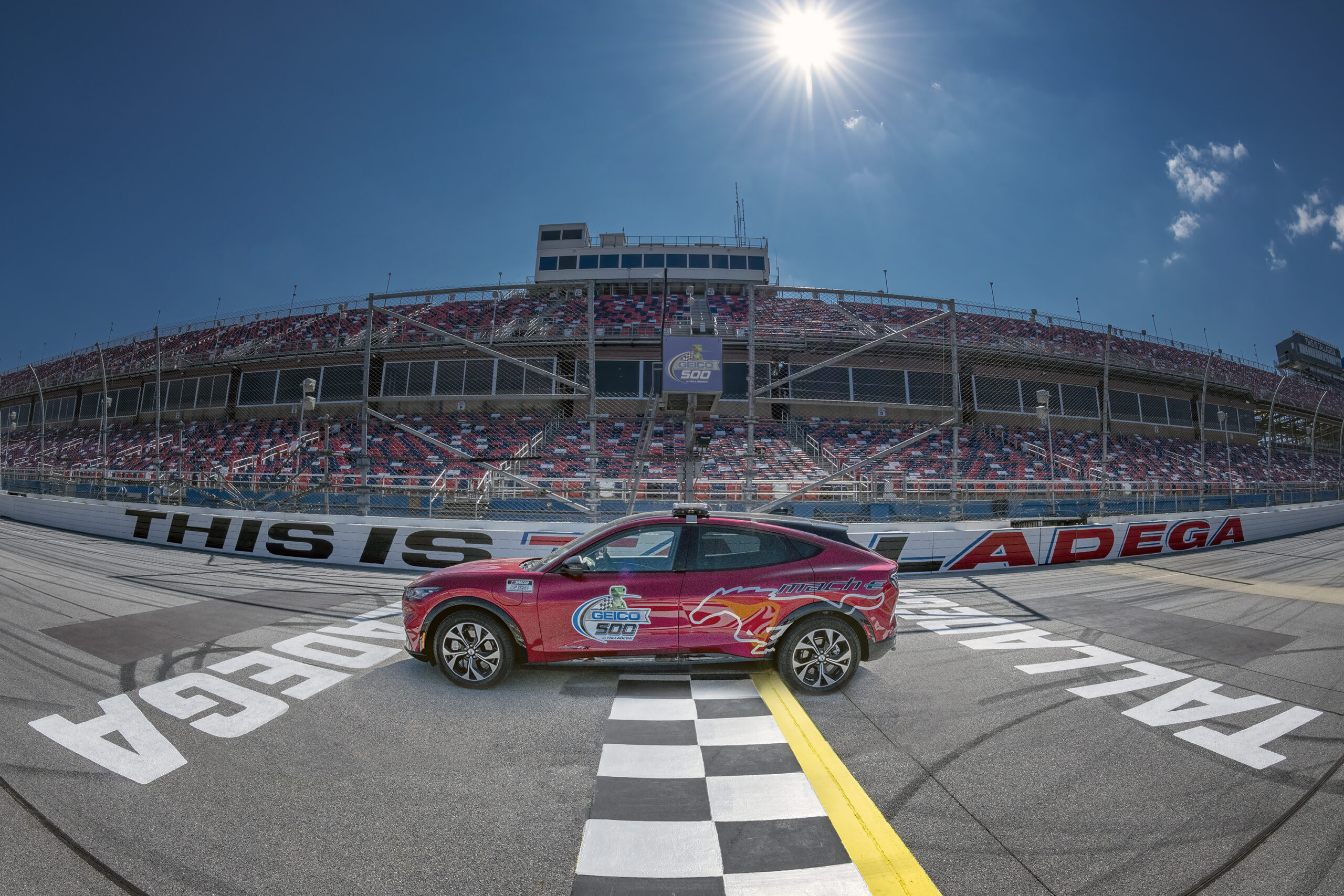 Ford Looks to Continue Hot Streak at Talladega with 10th Win in Last Dozen Races; Mustang Mach-E All-Electric SUV to Serve as Pace Vehicle for GEICO 500