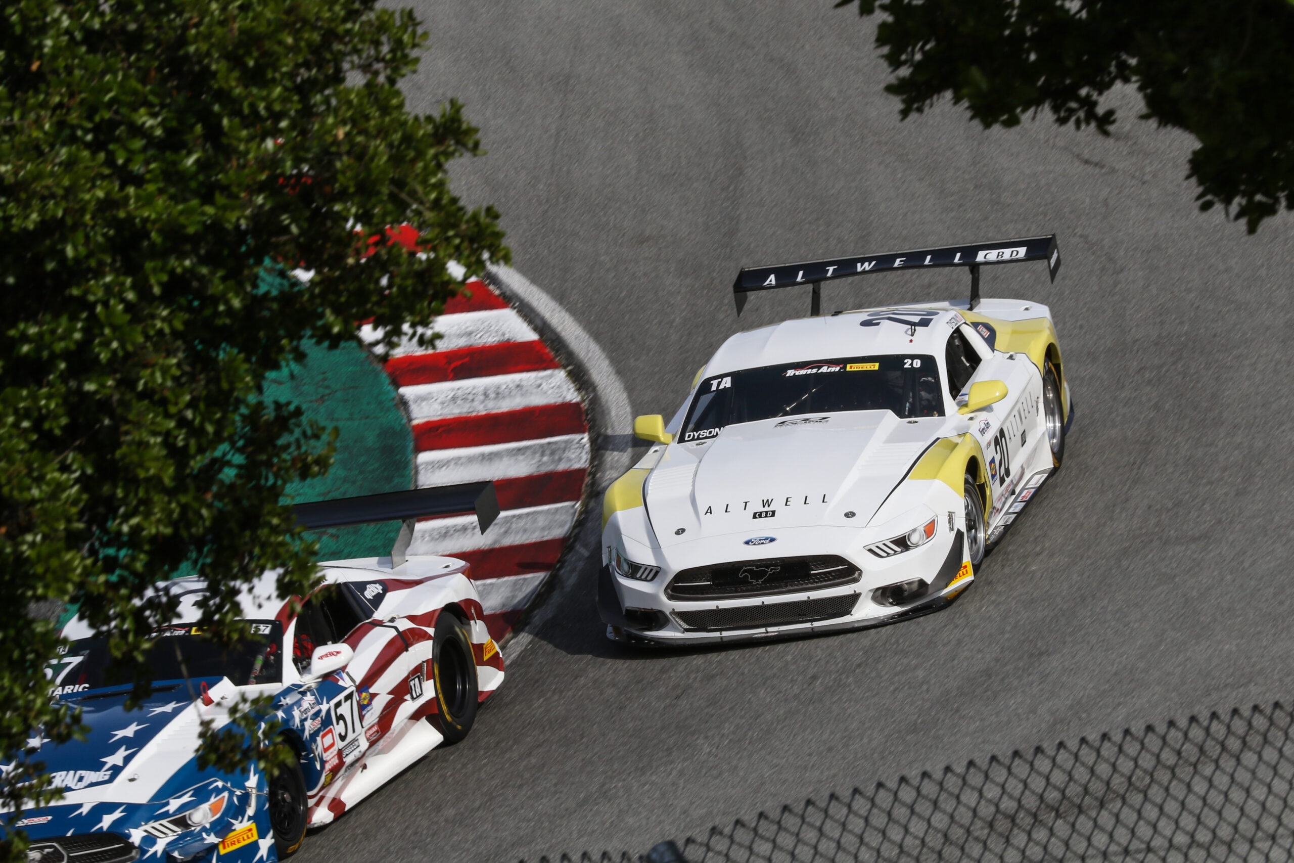 Dyson Prevails in Torrid Scrap with Francis Jr. for Trans Am Pole at WeatherTech Raceway