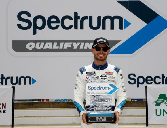 Larson Sprints To Pole Position for Sunday’s 62nd Running of the Coca-Cola 600