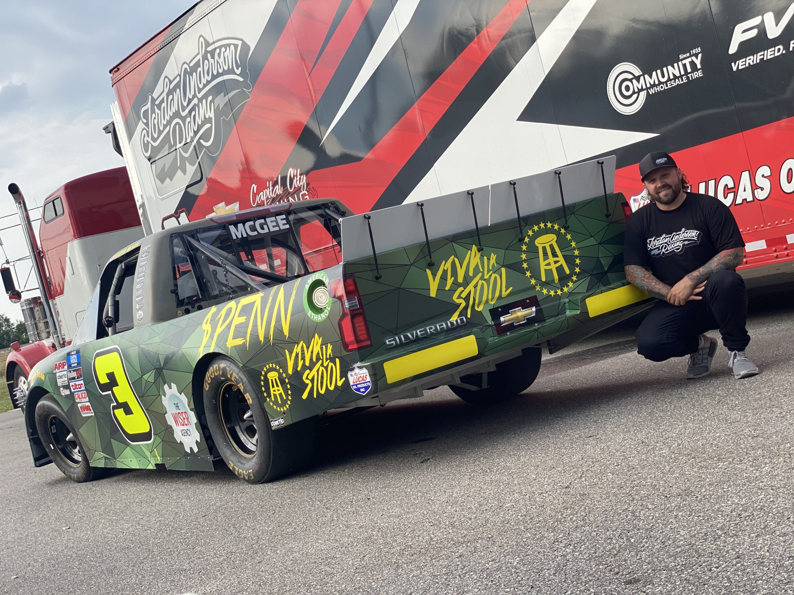 Military Veteran Keith McGee to Drive for Jordan Anderson Racing in NASCAR Camping World Truck Series on Memorial Day Weekend