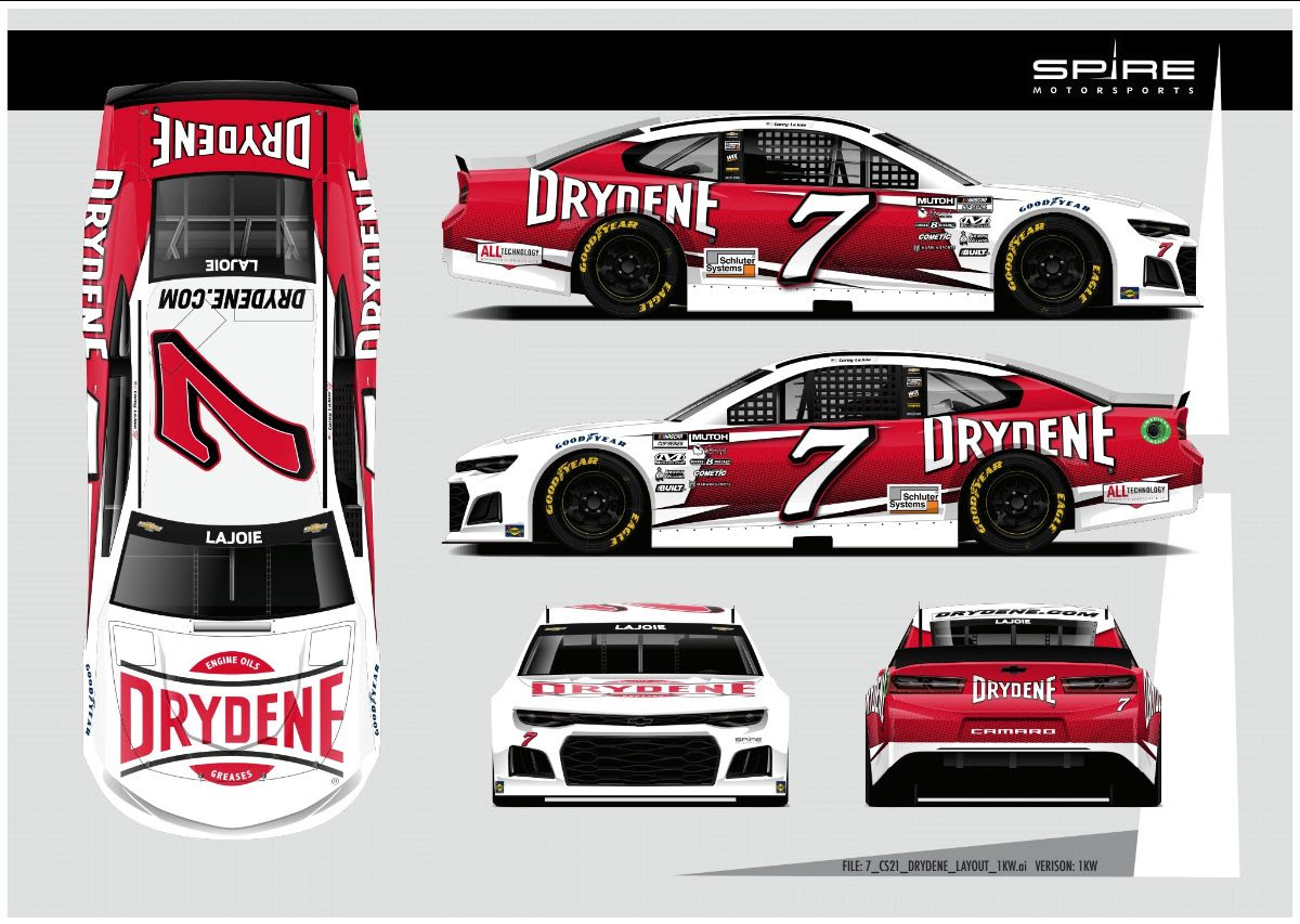 Spire Motorsports Partners With Drydene for Drydene 400