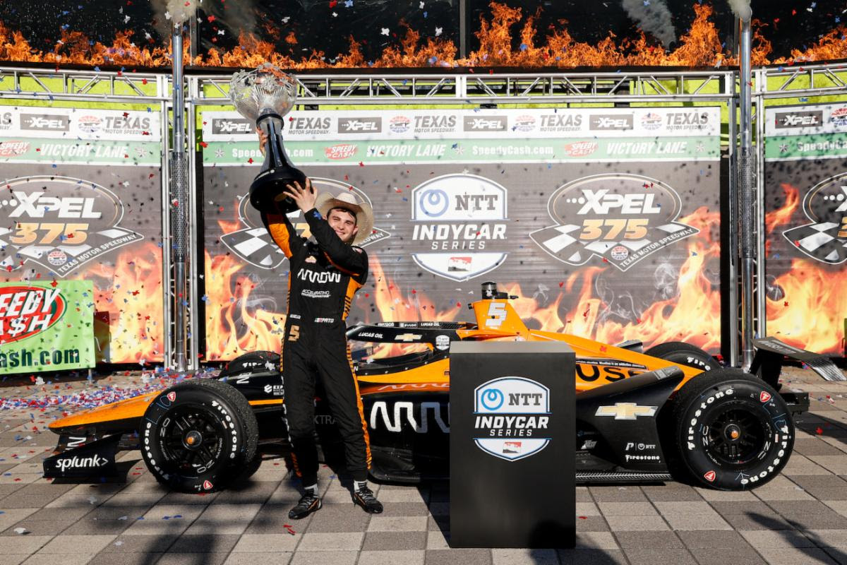 O’WARD EARNS FIRST NTT INDYCAR SERIES VICTORY AT HOME TRACK OF NO LIMITS, TEXAS
