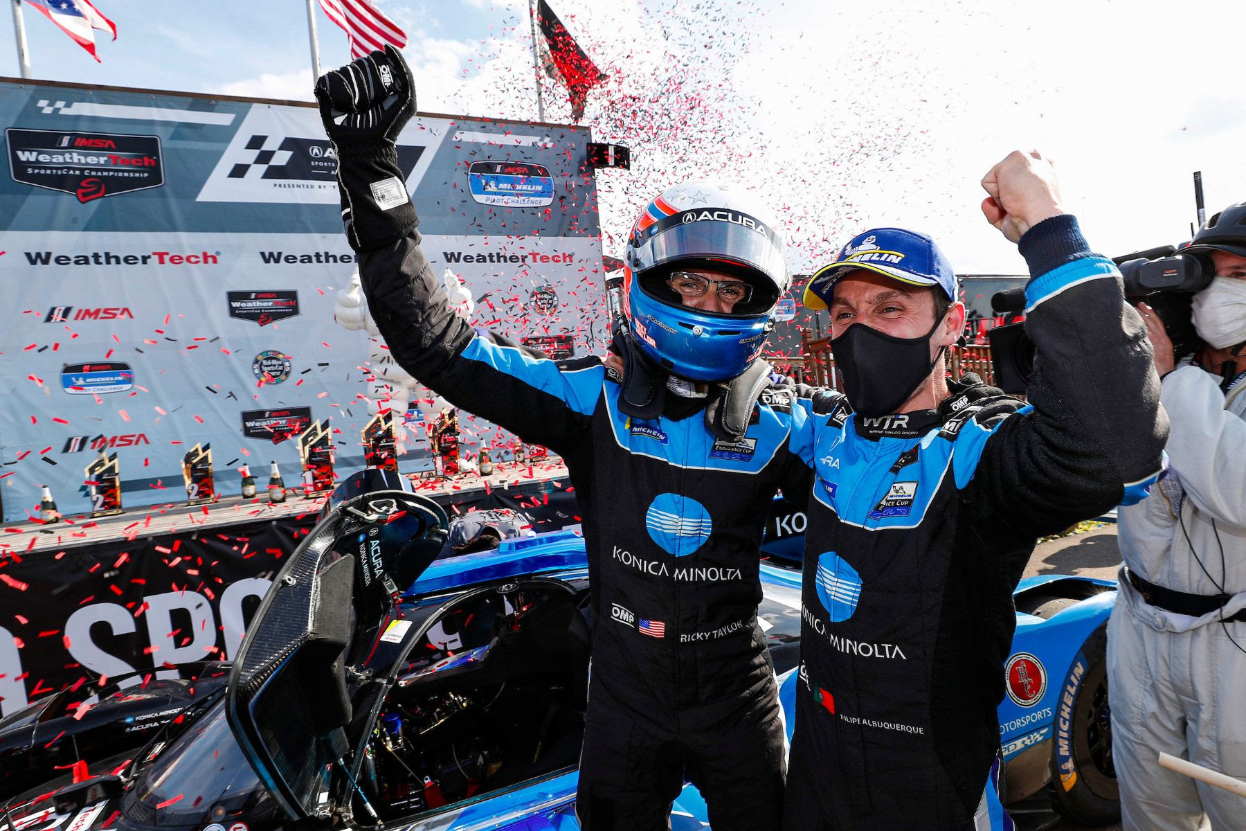 The No. 10 Konica Minolta Acura ARX-05 Fueled Their Championship Challenge and Secured their First and Acura’s Fourth Win in a row at Mid-Ohio