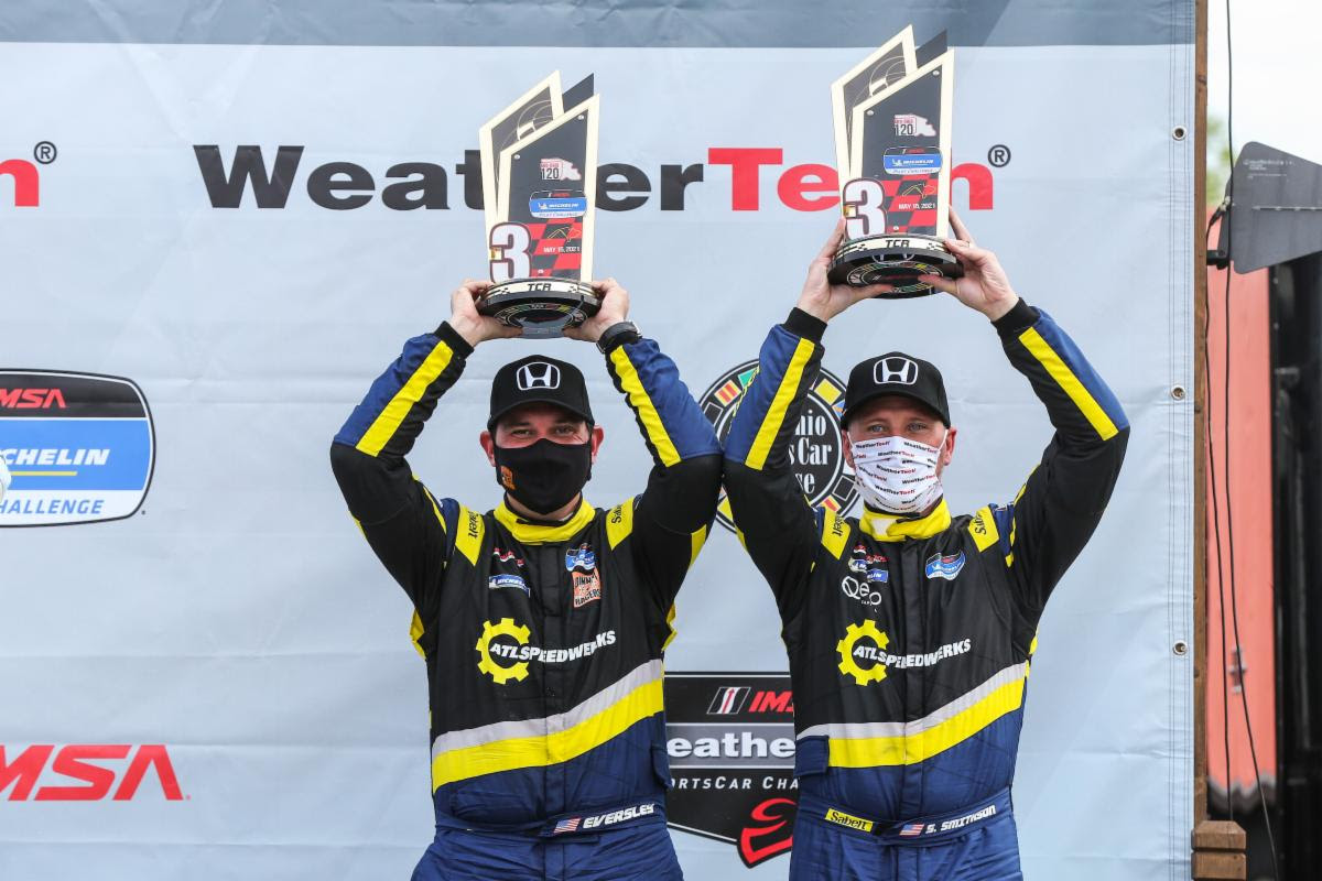 Atlanta Speedwerks Honda Civic TCR Earns IMSA Podium Finish at Mid-Ohio With Eversley, Smithson