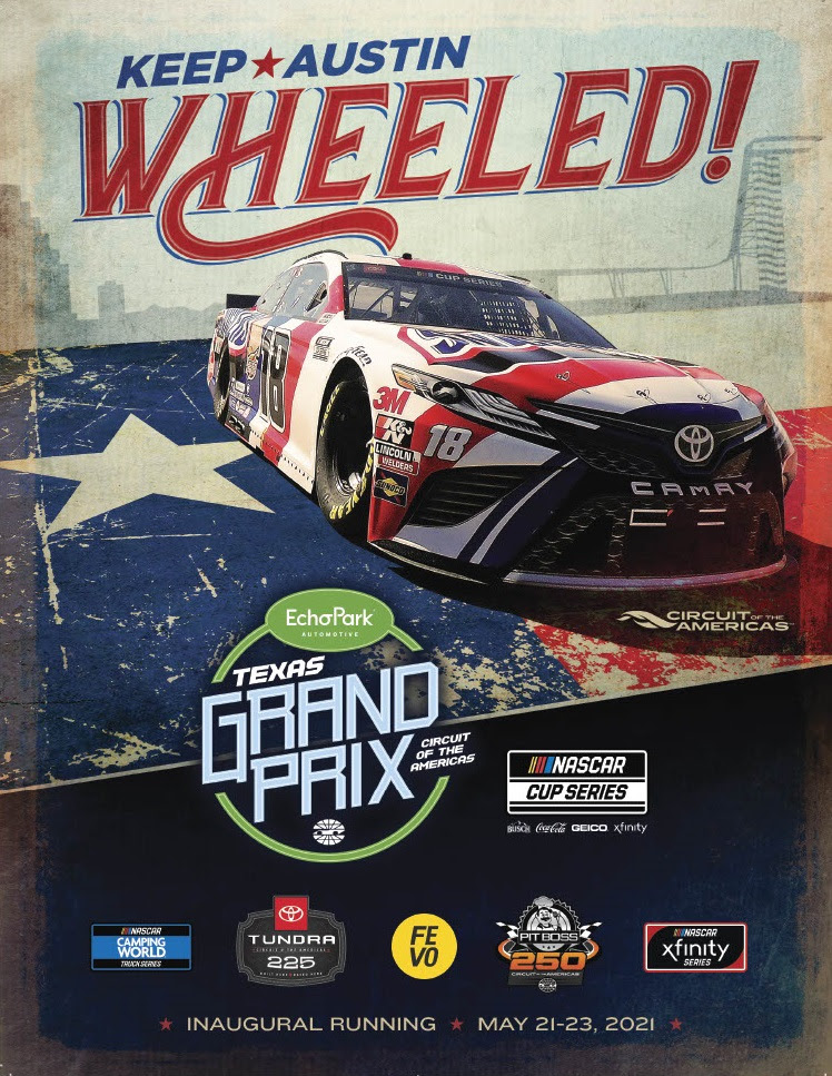 LIMITED NUMBER OF ECHOPARK AUTOMOTIVE TEXAS GRAND PRIX COMMEMORATIVE SOUVENIR PROGRAMS AVAILABLE FOR PURCHASE