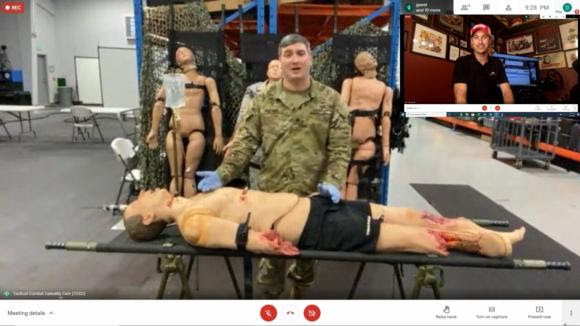 Coca-Cola Racing Family Driver Joey Logano Visits Virtually With American Forces Network Pacific 38th Air Defense Artillery Brigade in Japan