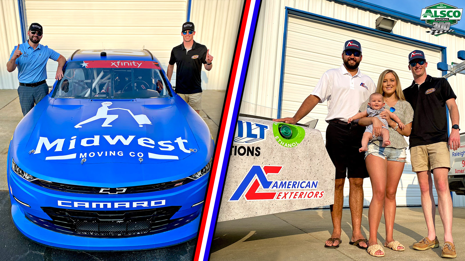 Midwest Moving Company and American Exteriors Join Brandon Brown for Memorial Day Weekend at Charlotte