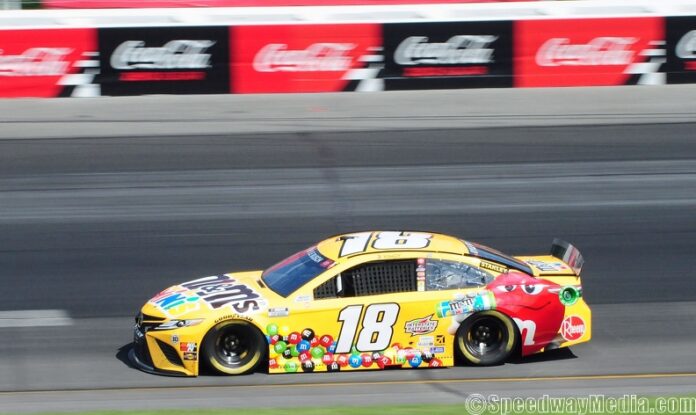 Kyle Busch at Pocono June 2021 by Kirk Schroll