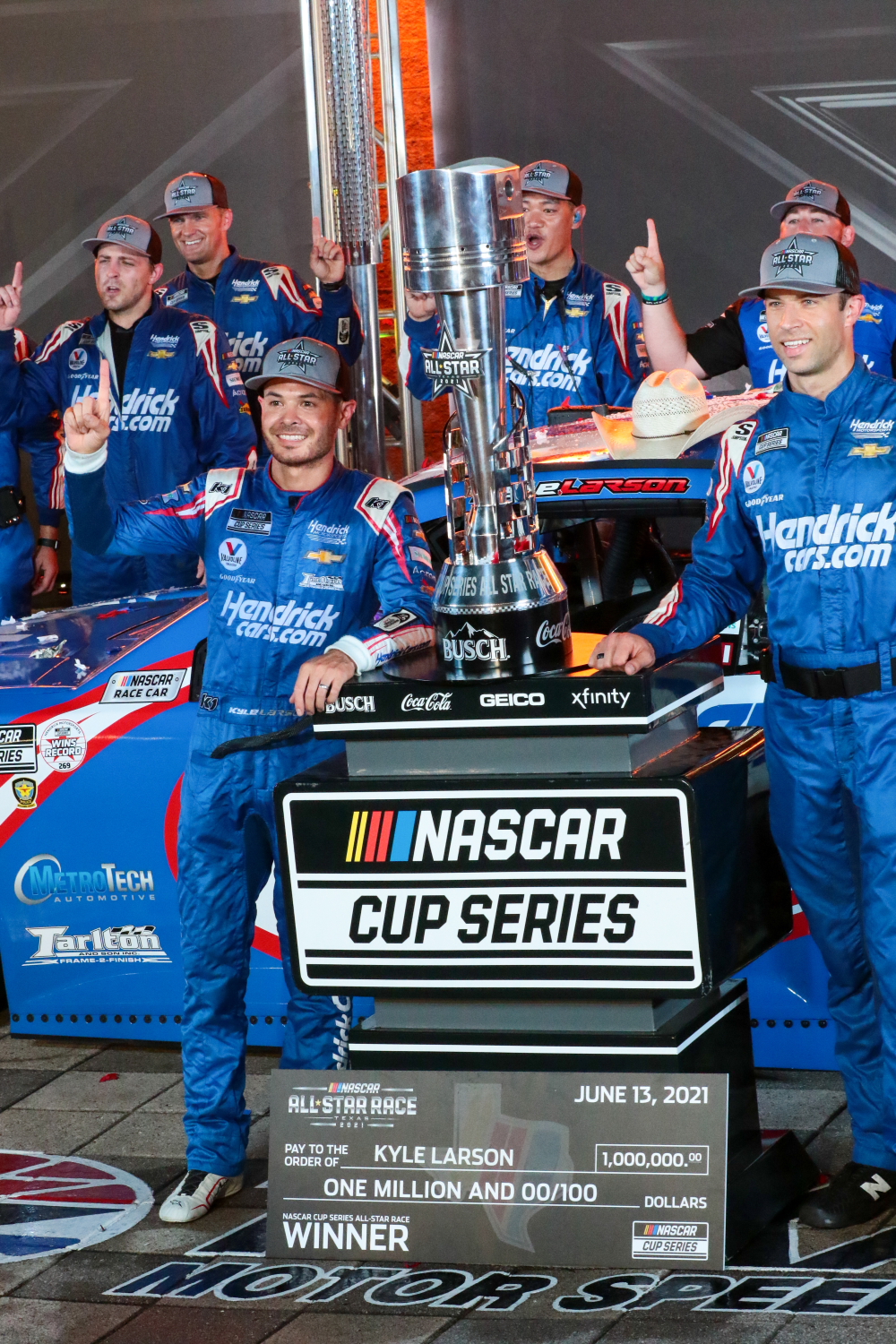 Kyle Larson NASCAR All Star Race at Texas Motor Speedway photo by Ron