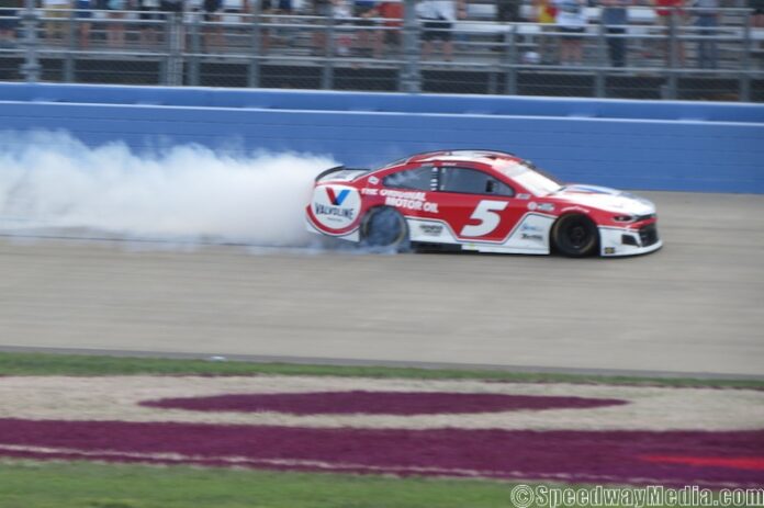 Kyle Larson wins Cup race at Nashville Superspeedway by Don Dunn