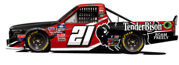 No. 21 TenderBison Chevrolet Silverado