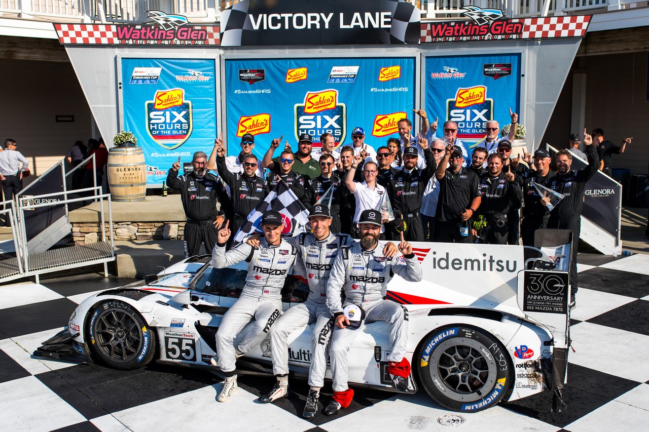 Idemitsu No. 55 Mazda Motorsports Mazda DPi Scores Big Win in Watkins Glen Six-Hour Endurance Race