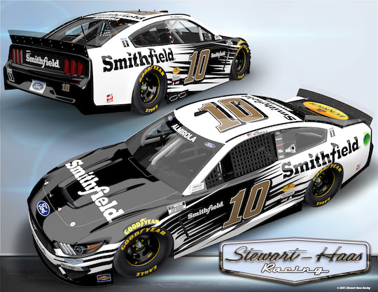 No. 10 Smithfield Ford Racing: Aric Almirola Nashville Advance