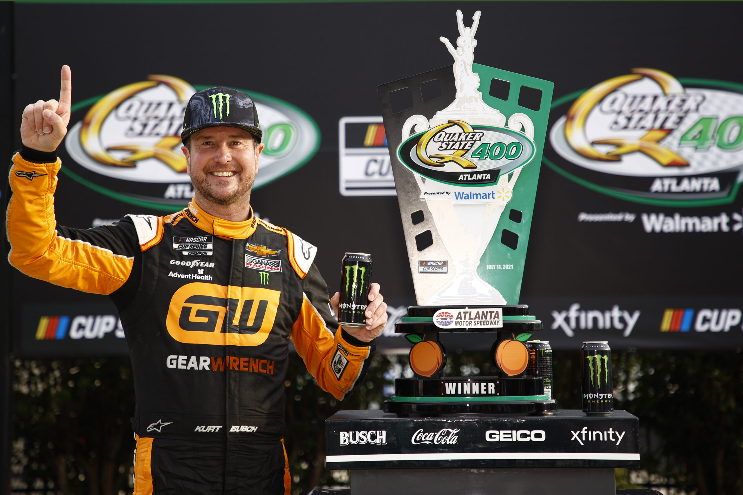 Kurt Busch shakes up the Playoff field with first victory of 2021 at Atlanta