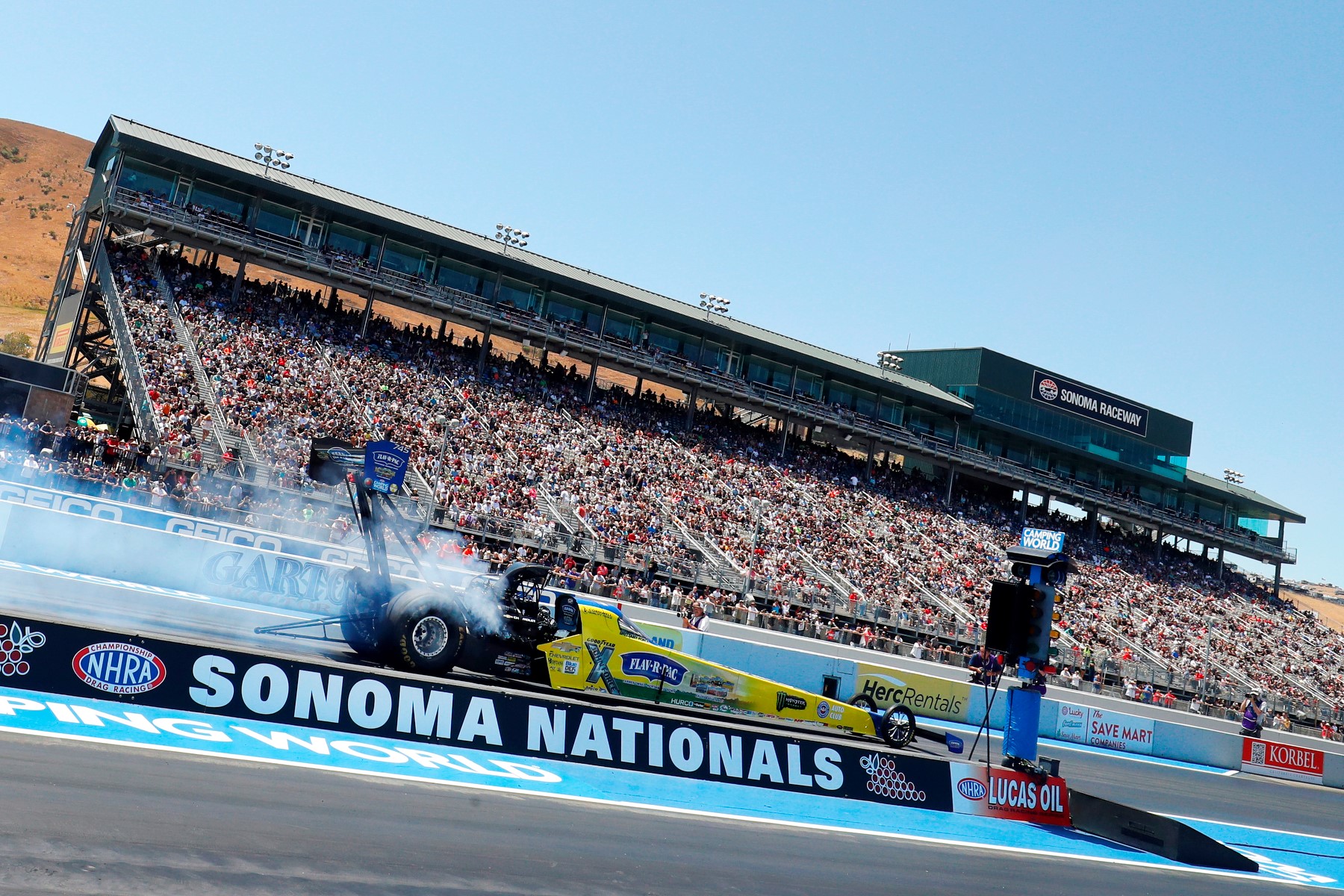 B. FORCE, CAPPS, ANDERSON AND A. SMITH CLAIM NO. 1 SPOTS AT NHRA SONOMA ...