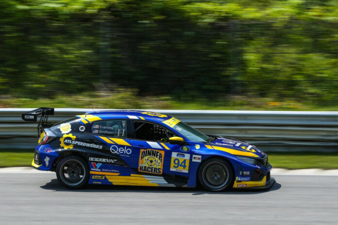 Brian Henderson Qualifies TCR Honda Civic Third