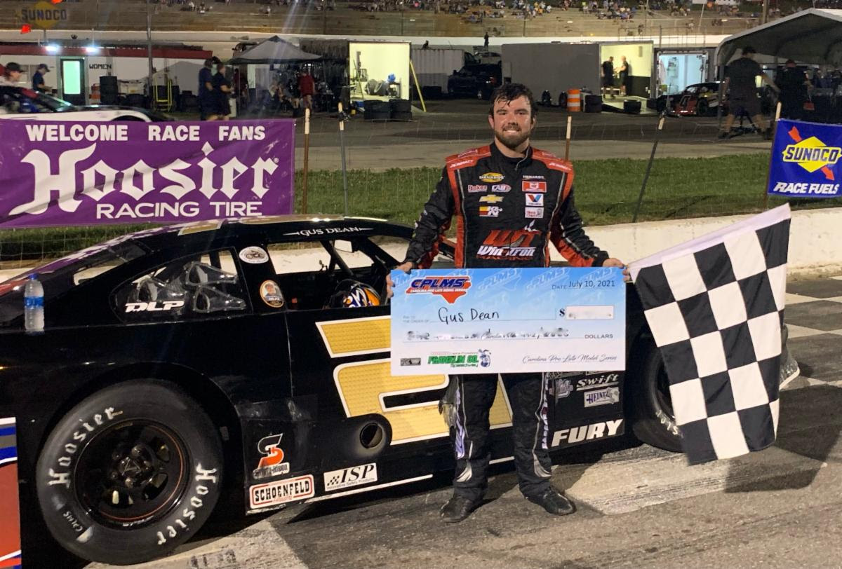 Gus Dean scores back-to-back Carolina Pro Late Model victories at Franklin County Speedway