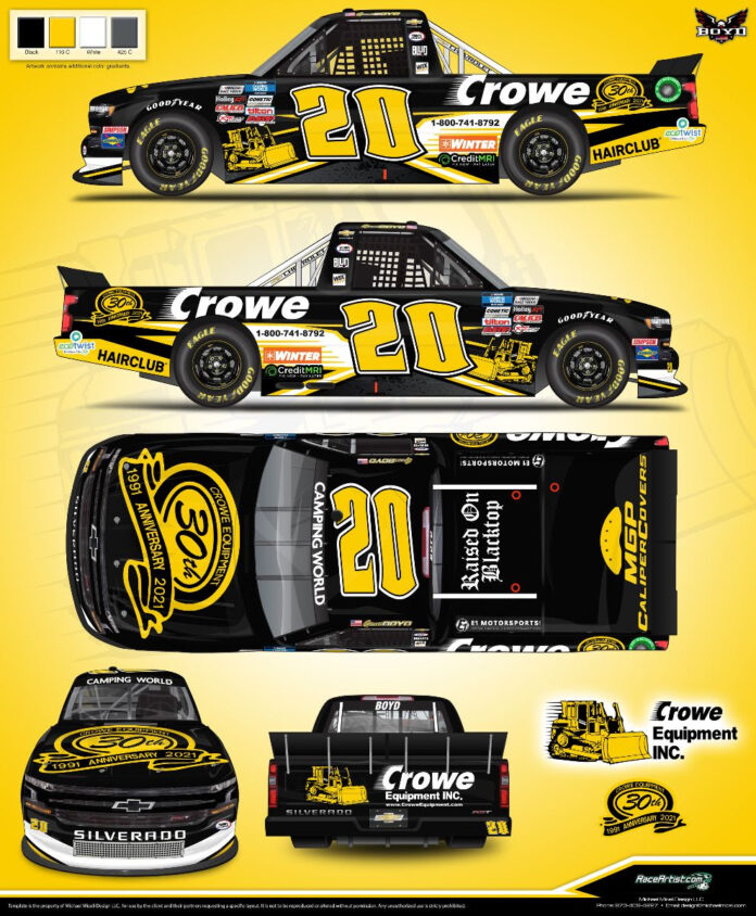 No. 20 Chevrolet Silverado