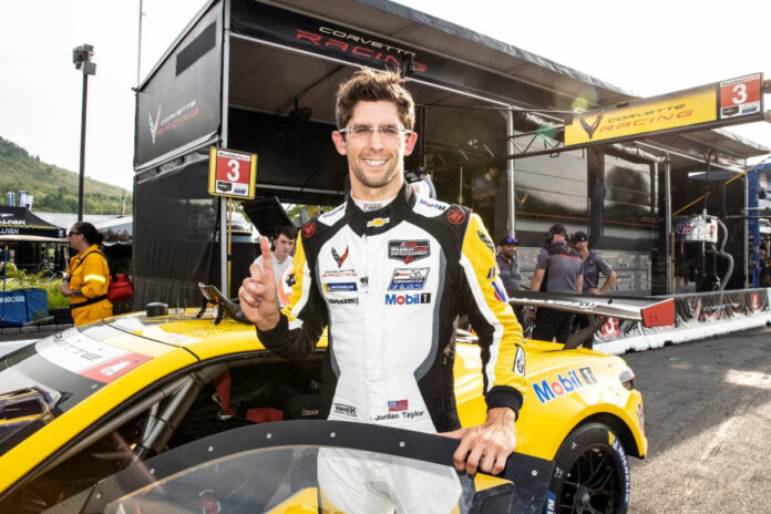Taylor Leads Corvette Sweep