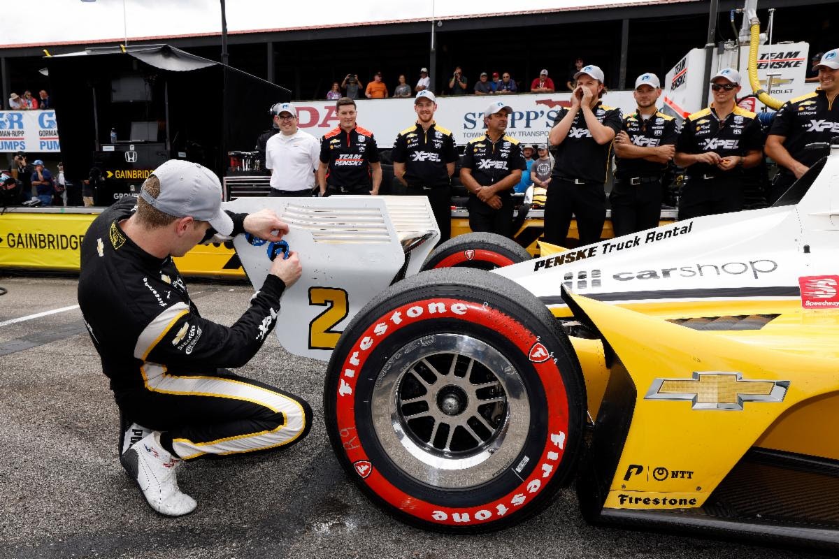 CHEVROLET NTT INDYCAR SERIES-MID-OHIO: JOSEF NEWGARDEN PUTS CHEVY ON THE POLE