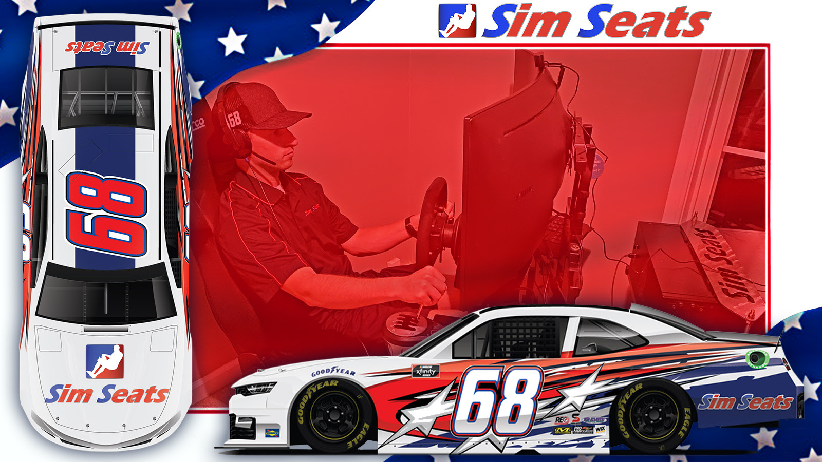 Sim Seats Partners with Brandon Brown in Preparation for July Fourth Race Weekend at Road America