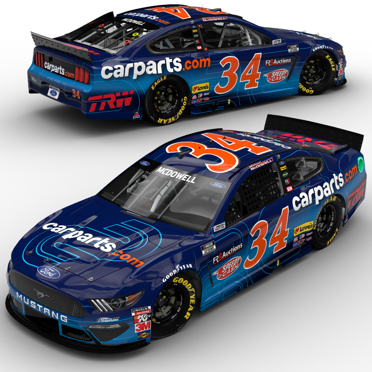 CarParts.com Carries McDowell And No. 34 Team Into Month Of August ...