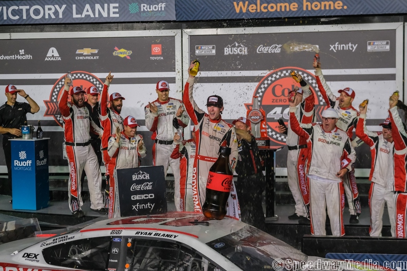 Blaney caps off regular-season stretch with a thrilling win at Daytona