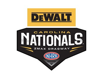 DEWALT® Named Sponsor of DEWALT NHRA Carolina Nationals, Sept. 17-19 at zMAX Dragway
