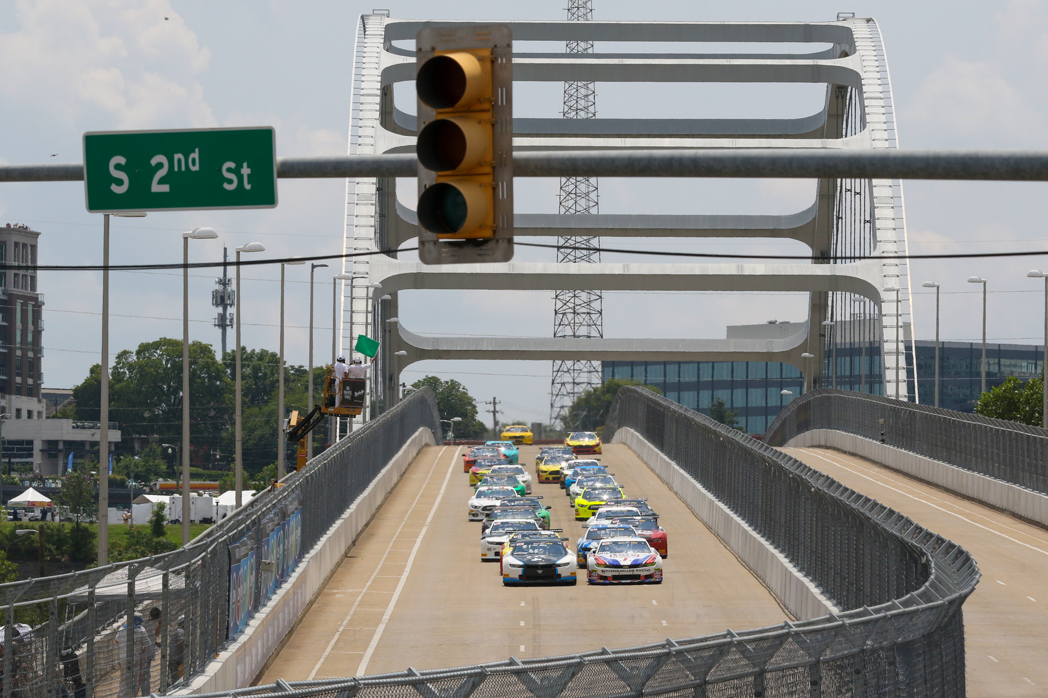 Mike Skeen Battles for Trans Am TA2 Victory on the Streets of Nashville