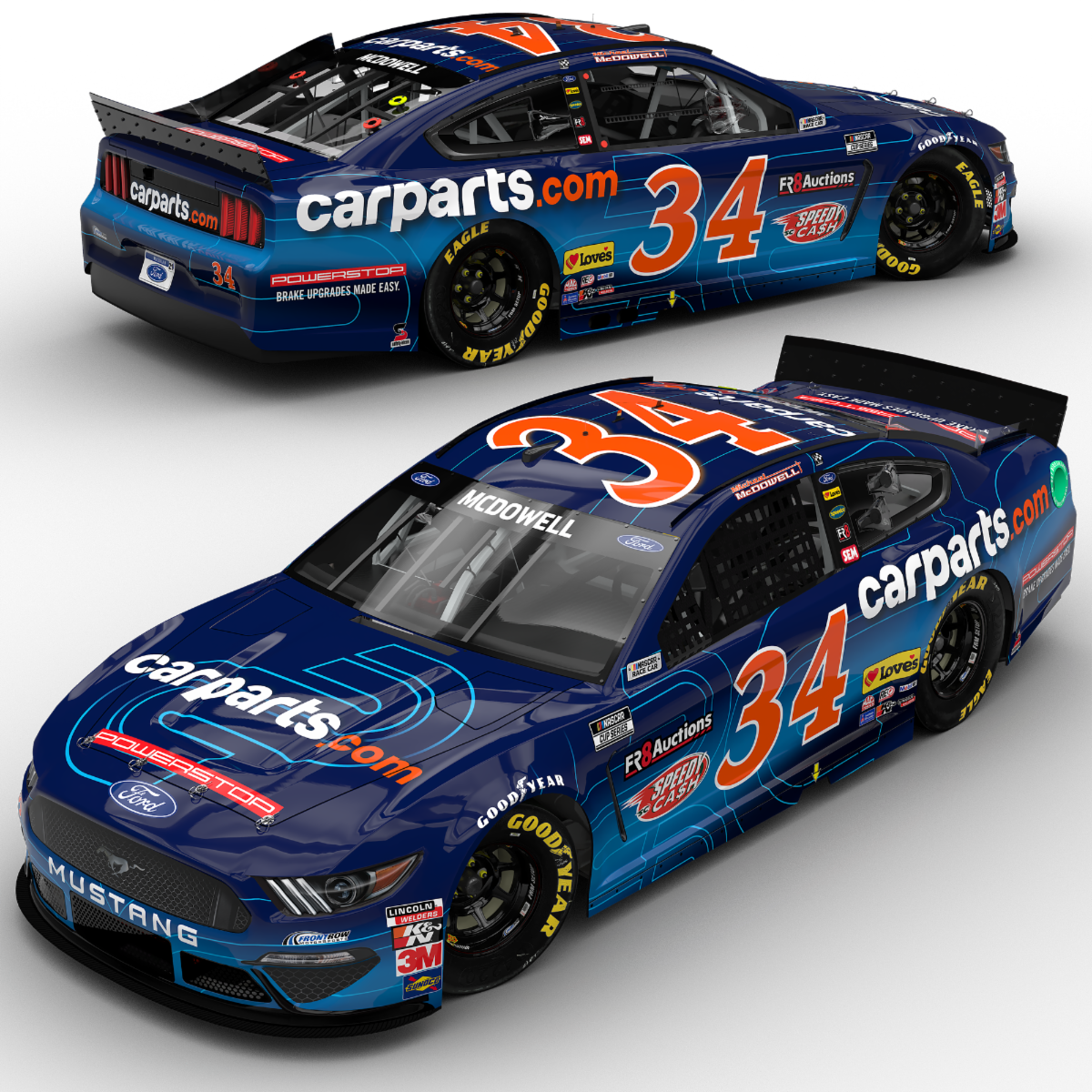 Daytona 500 Champion Returns to Track with CarParts.com and PowerStop
