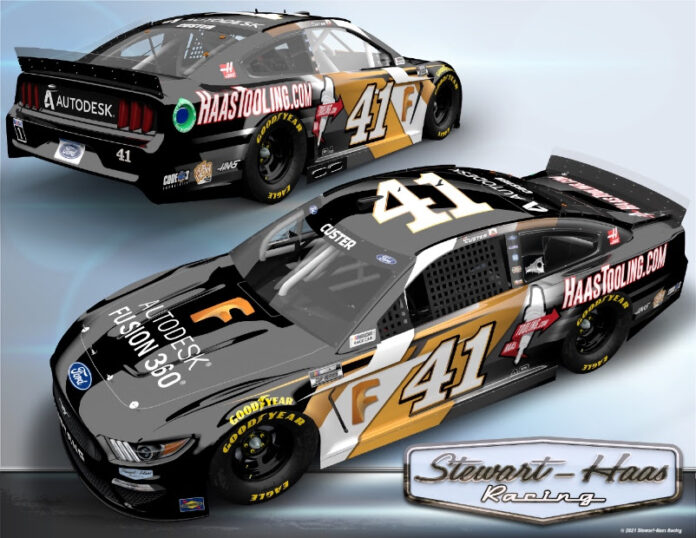 No. 41 Autodesk Fusion 360 HaasTooling.com Ford Mustang for Stewart-Haas Racing