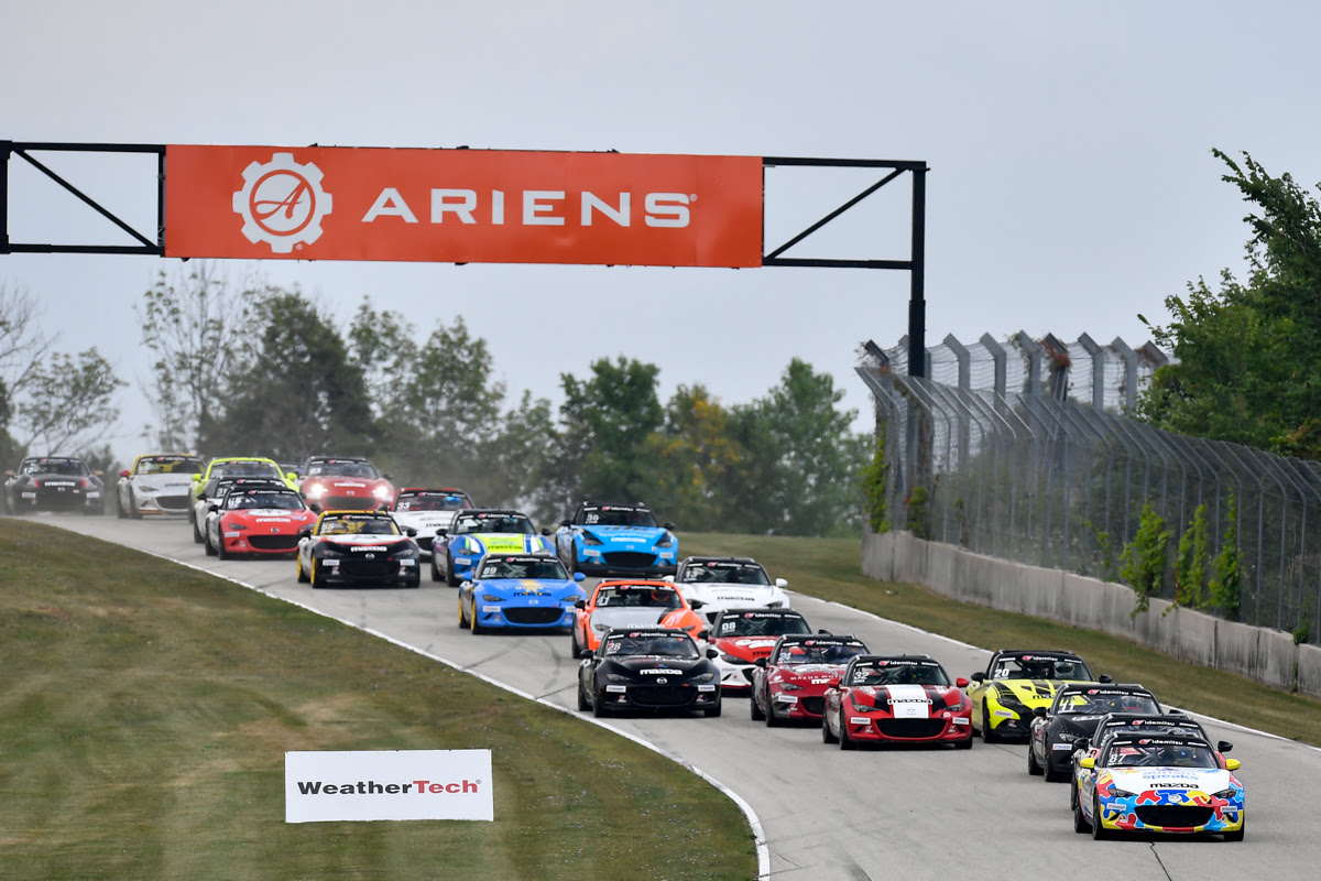 Rollan Hangs on For Mazda MX-5 Cup Road America Win