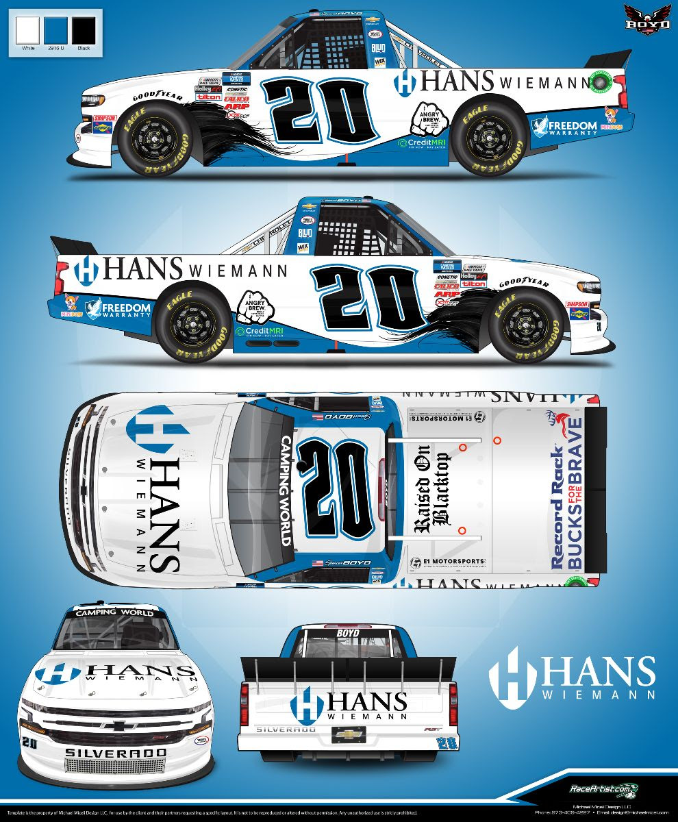 Spencer Boyd to Race a Hans Wiemann Truck in Hair Wars 2