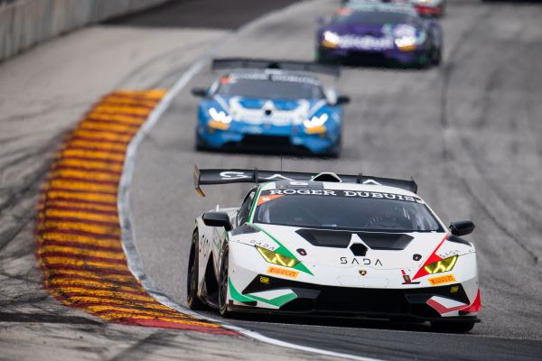 Steven Aghakhani and Jacob Eidson Narrow Gap to the IMSA Lamborghini Super Trofeo Championship Points Lead with Double Podium at Road America