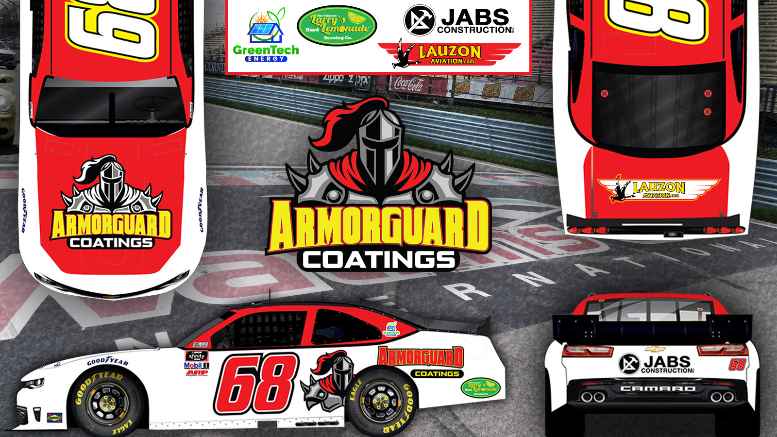 ArmorGuard Coatings Joins BMS for First NASCAR Xfinity Series Race as Primary Partner for Watkins Glen