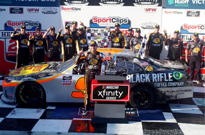 Noah Gragson captures first Xfinity Series win of the year in overtime at  Darlington | SpeedwayMedia.com