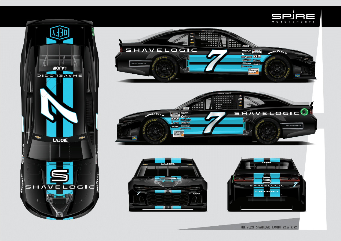 Spire Motorsports Partners with Shavelogic for Salute to American Heroes 400