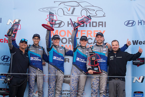 Winward Racing’s Second-Straight Double-Podium Showing Anchors 2-3-4 Mercedes-AMG GT4 IMSA Michelin Pilot Challenge Finish at WeatherTech Raceway Laguna Seca