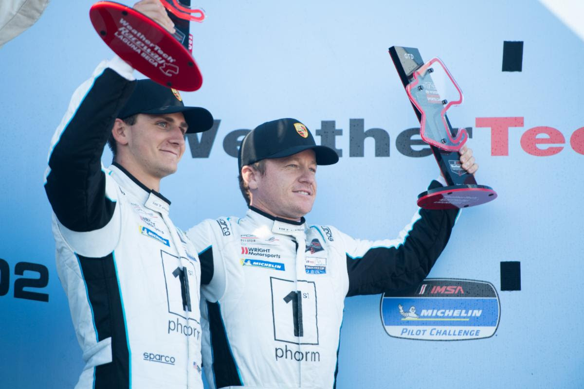 Wright Motorsports Scores Win and Podium Finish at Laguna Seca